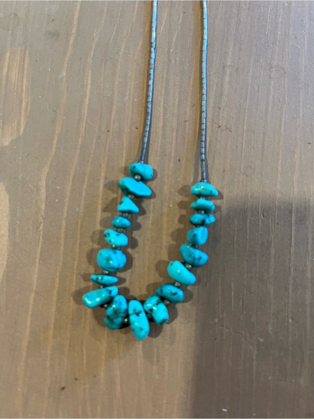 Navajo vintage 1970s sterling silver natural blue turquoise chunks vintage 💙